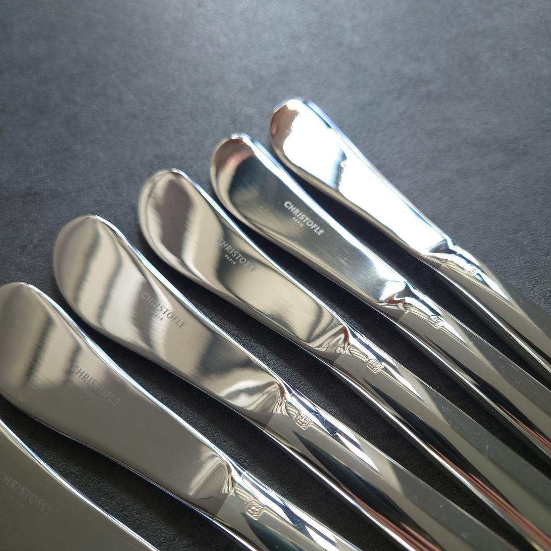 極希少 極美品 クリストフル MOOD ムード バターナイフ 6点