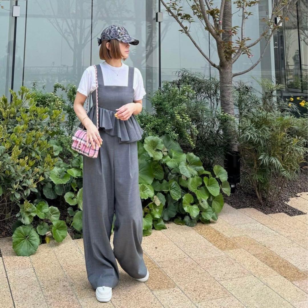 新品 cygne Claude シーニュ フリル オールインワン