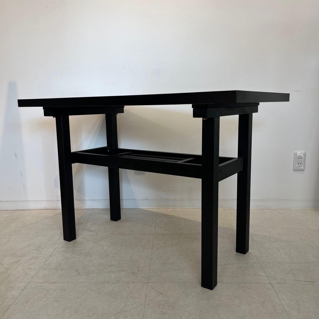 テーブル　黒　習字テーブル　サイドテーブル　ダイニングテーブル