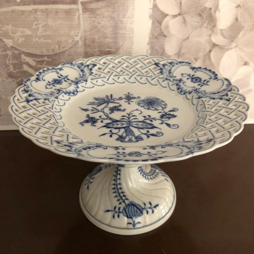 マイセン 透かしプレートコンポート