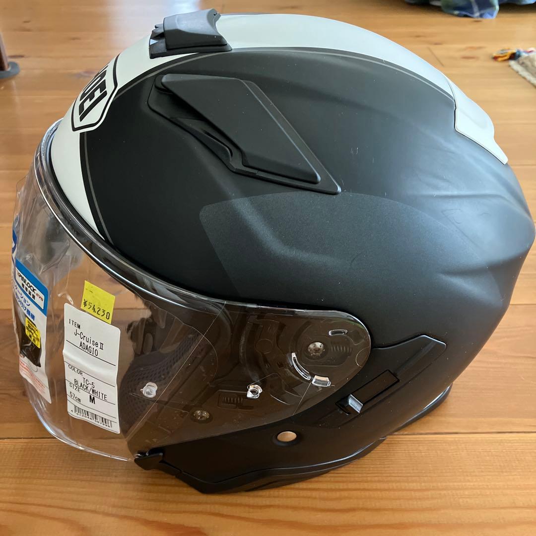 SHOEI J-Cruise II ADAGIOブラック/ホワイト