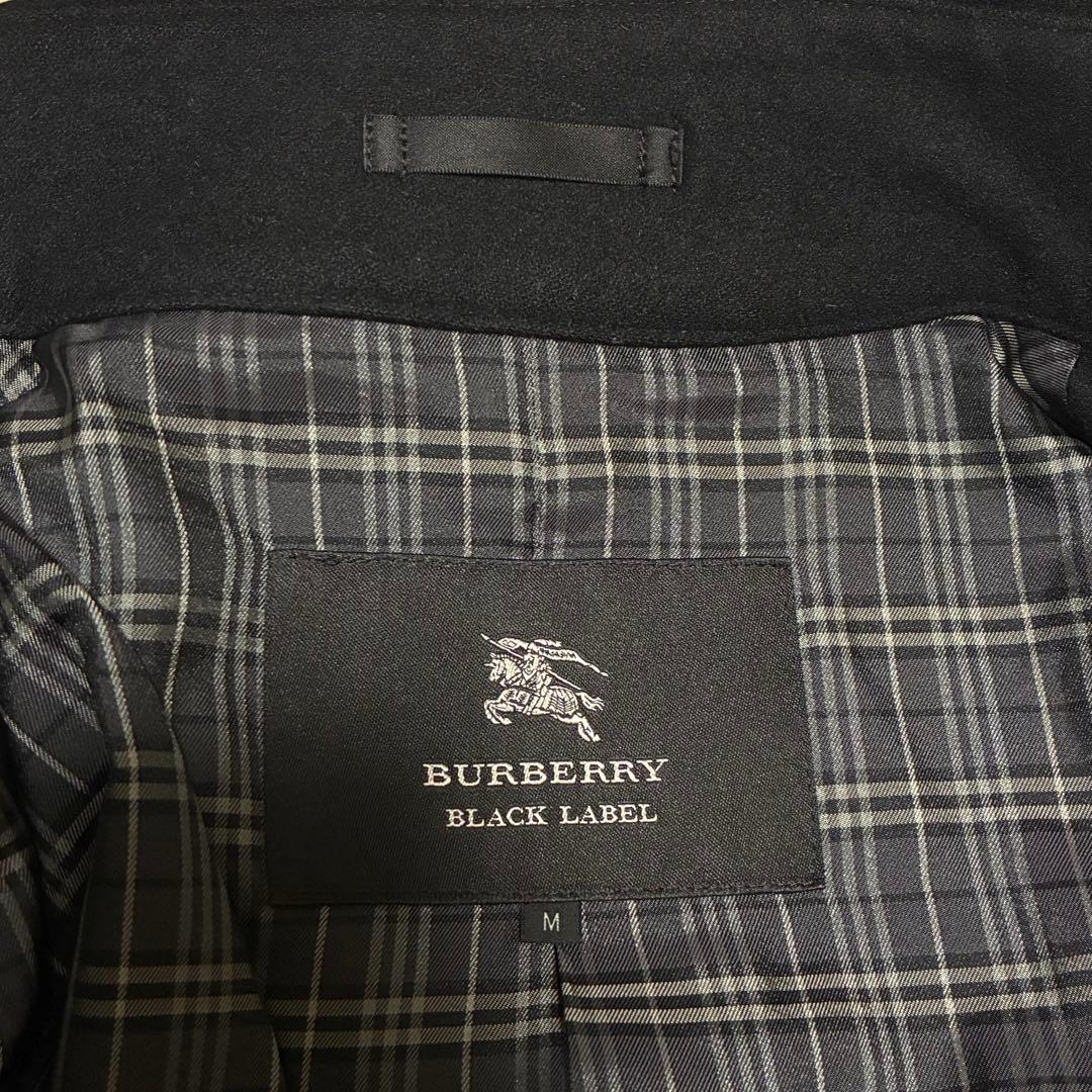 BURBERRY 銀ボタン ベルト カシミヤ マリンコート ノバチェック