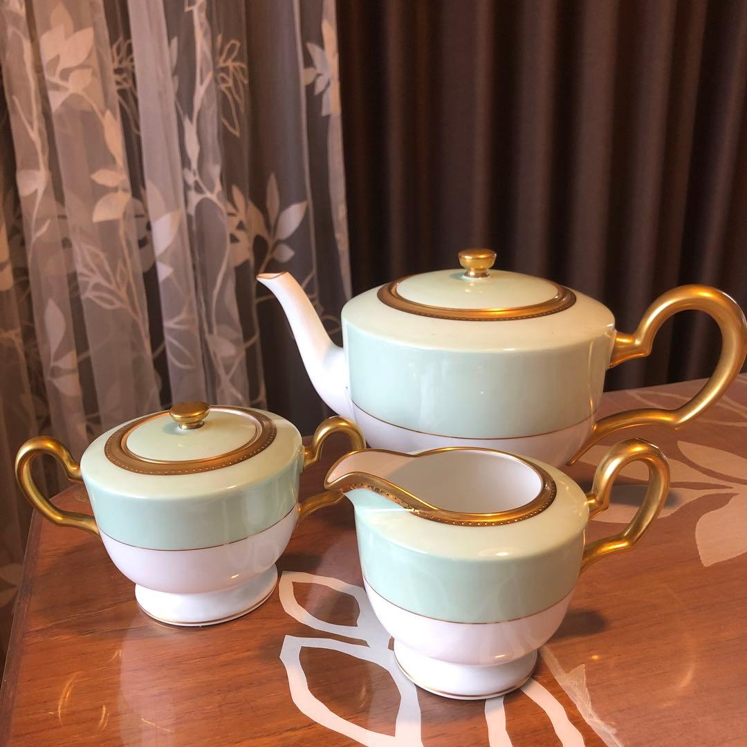 大倉陶園ティーポットセット3点