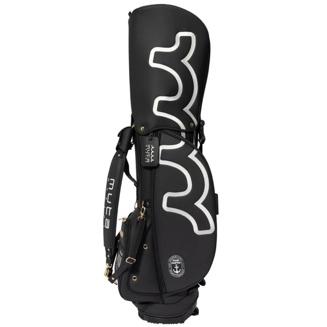 新品★219,450円 キャディバッグ＆ヘッドカバー5個セット ムータマリン 黒