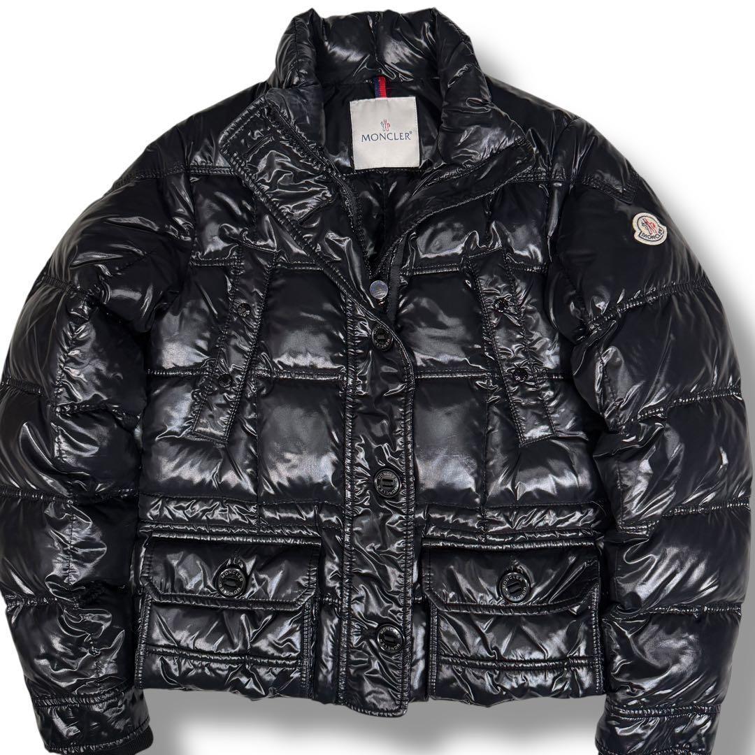 美品 MONCLER TRIANON トリアノン 刺繍ワッペン ダウンジャケット