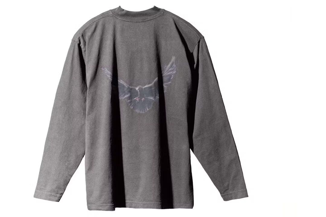トップス YZY GAP DOVE Long sleeve Tee DARK GLAY
