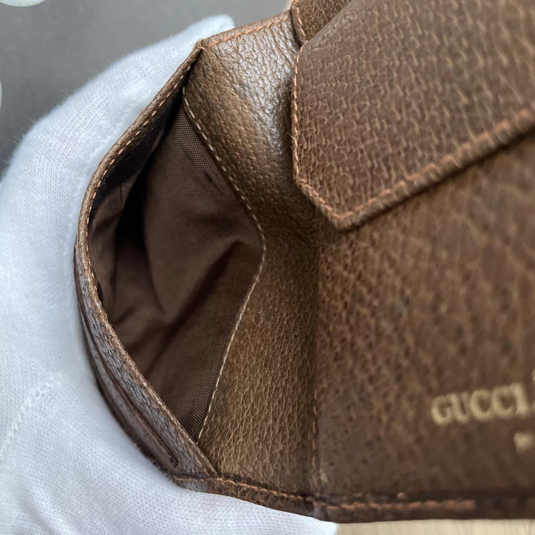 GUCCI グッチ　GG柄二つ折り財布　アクセサリーコレクション　オールドグッチ