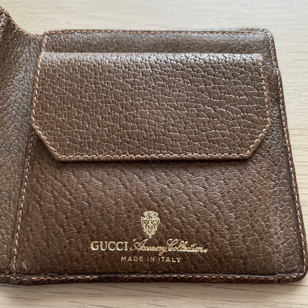 GUCCI グッチ　GG柄二つ折り財布　アクセサリーコレクション　オールドグッチ