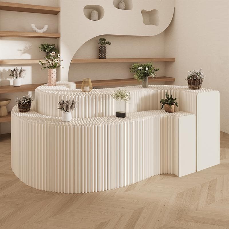 ディスプレイラック展示台セット陳列台 組立不要 折りたたみ長さ3-4ｍ幅52㎝