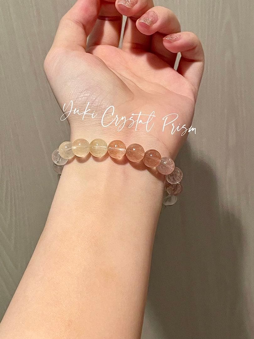 カラフルラビットヘアルチルクォーツ カラフルサゲニティッククォーツ