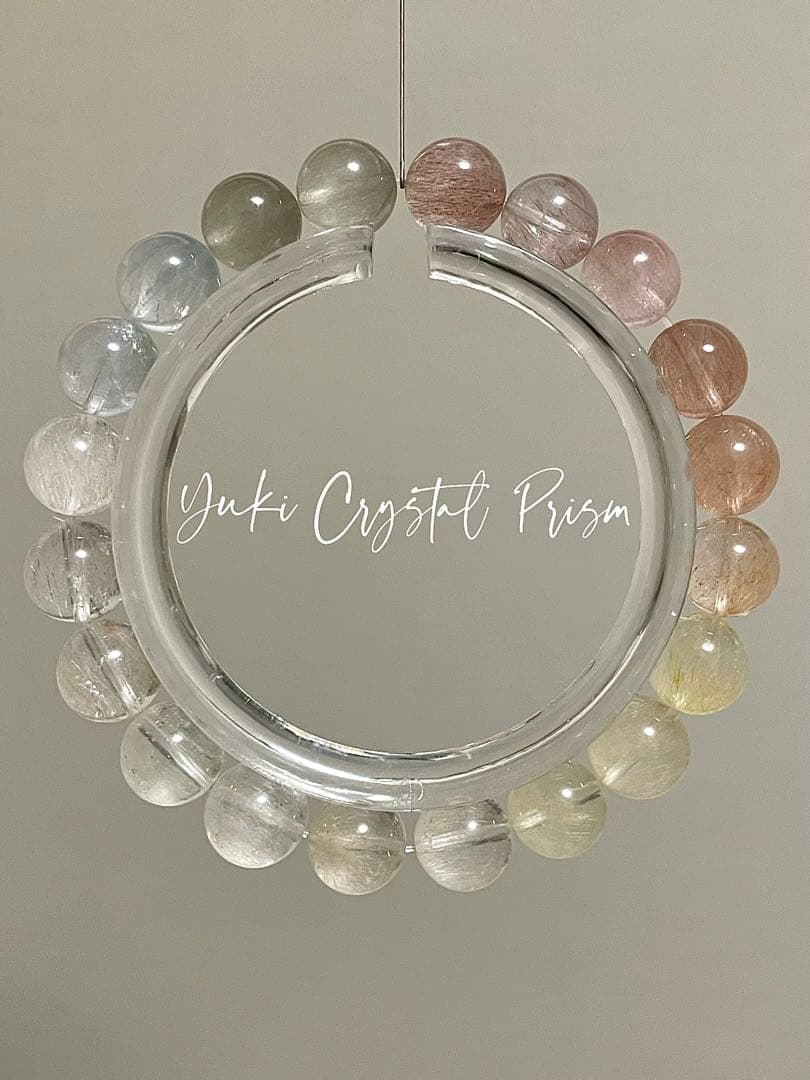 カラフルラビットヘアルチルクォーツ カラフルサゲニティッククォーツ