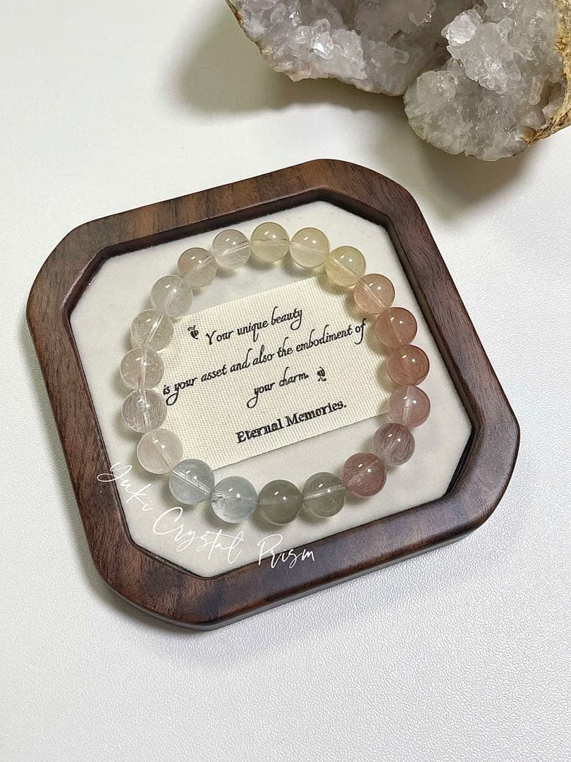 カラフルラビットヘアルチルクォーツ カラフルサゲニティッククォーツ