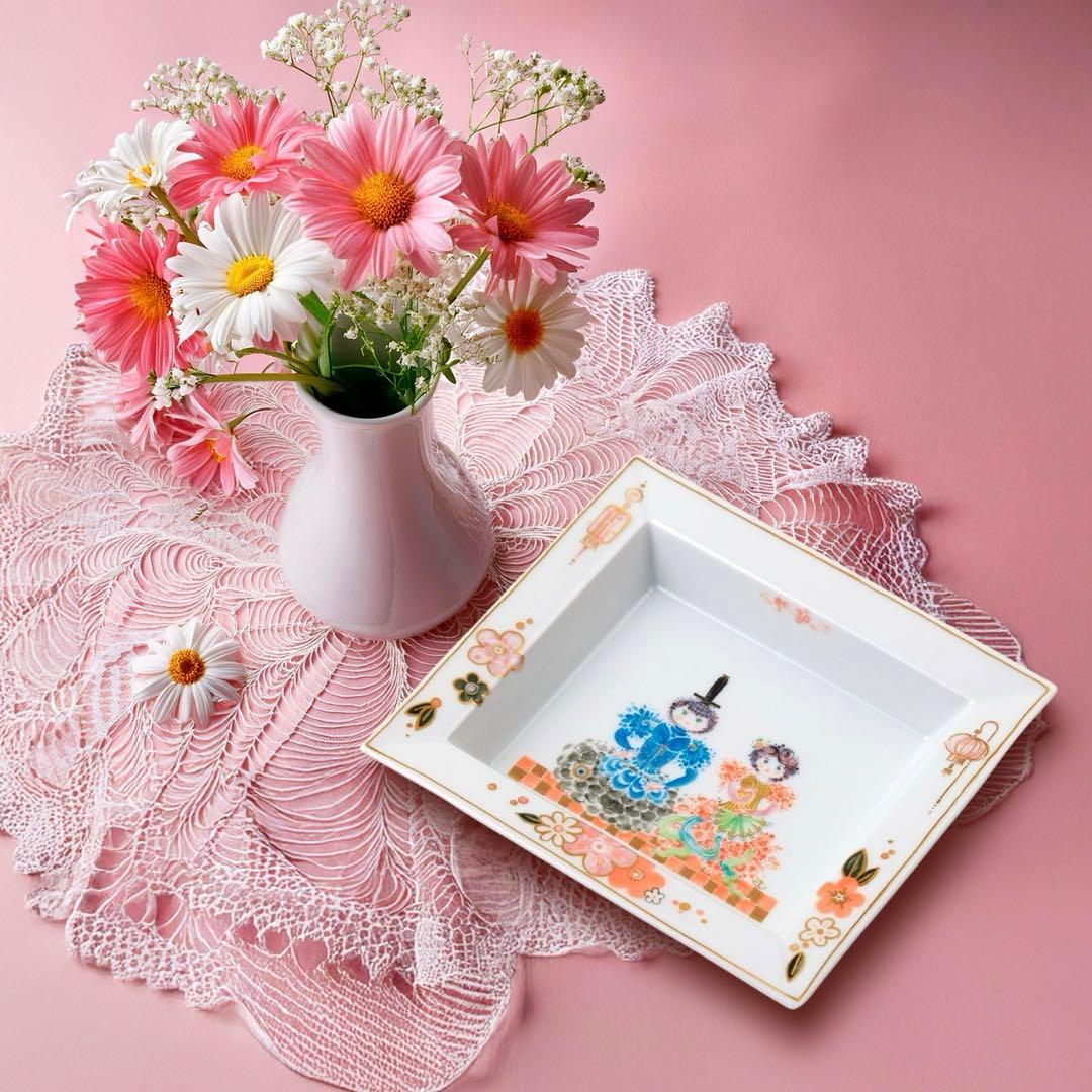 【新品未使用】 完売品 マイセン ディッシュ「雛人形」 希少