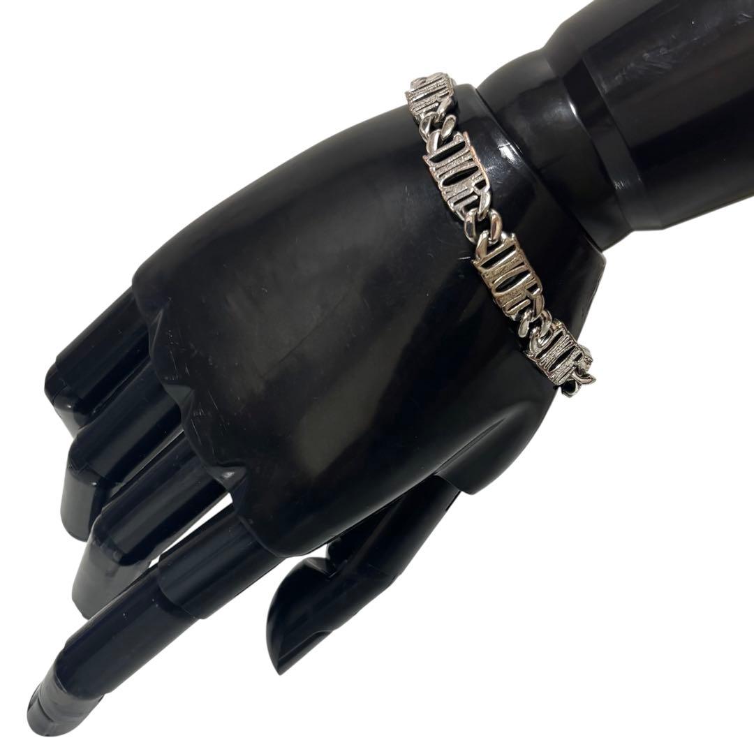 DIOR × STUSSY ディオール ステューシー ロゴ チェーンリンクブレス