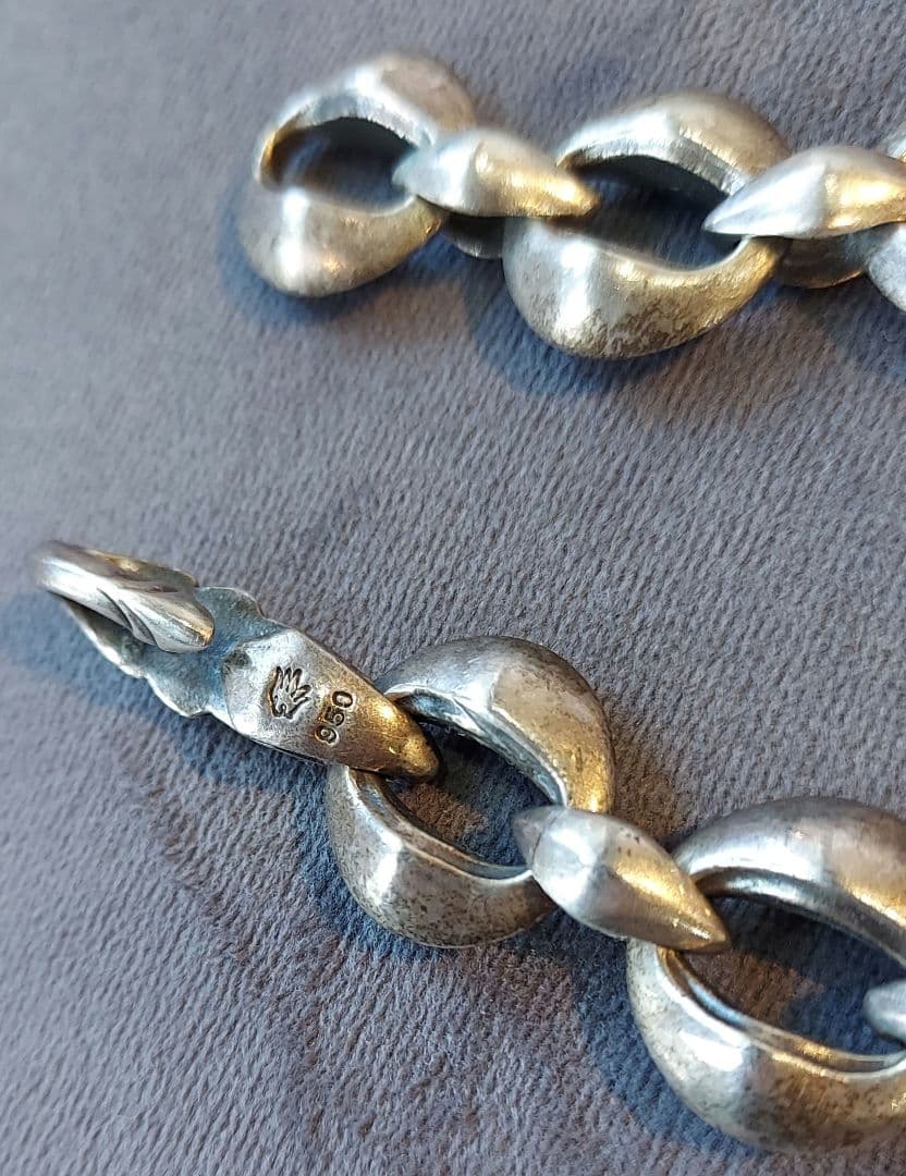 LION HEART　ライオンハート貴重 シルバー950 チェーンリンクブレス