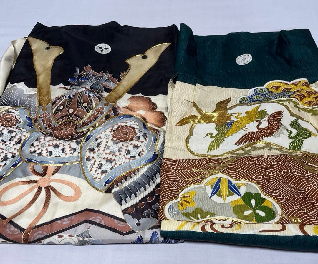 10 着物　男の子　七五三　宮参り　節句　リメイク　素材色々　まとめ売り　大量