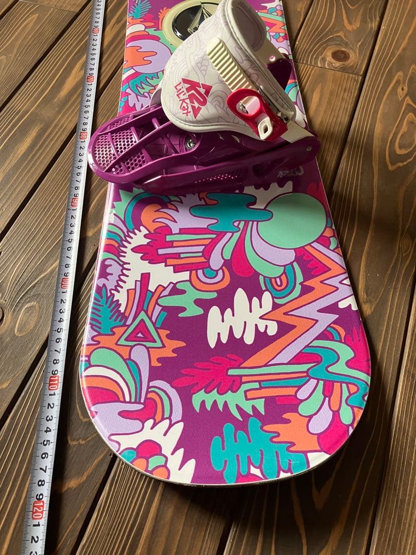 K2スノーボード 120cm ビンディング　ブーツ　袋付き　美品