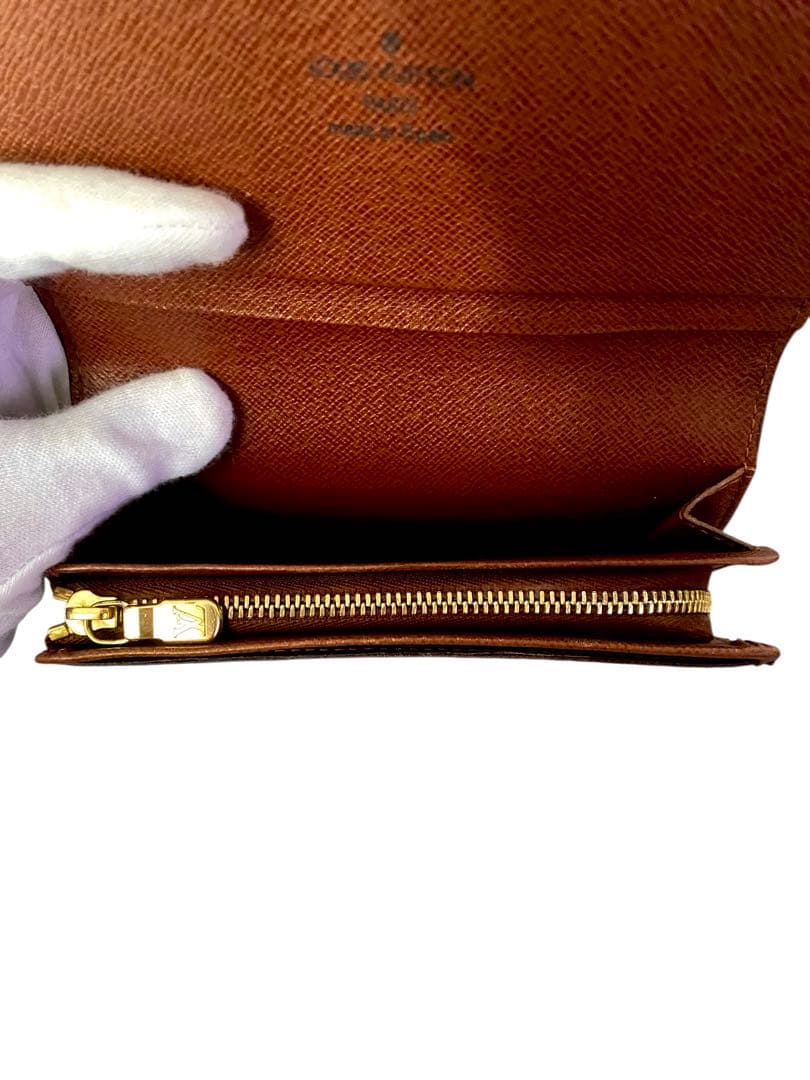 LOUIS VUITTONモノグラム ポルトフォイユ トレゾール L字ファスナー