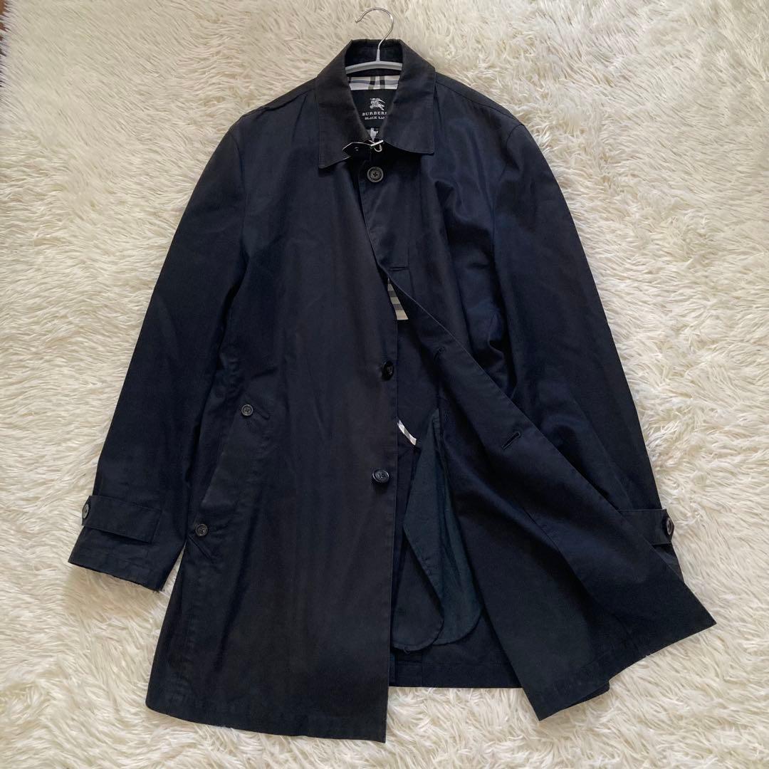 BURBERRY BLACK LABEL トレンチコート L ブラック