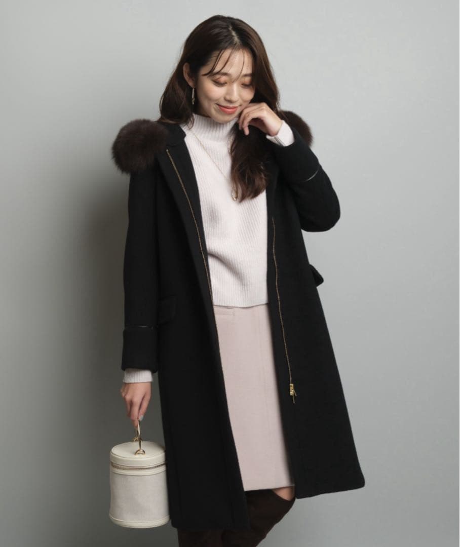 り*ん様 1/10まで　ジャスグリッティー　ブラック　3WAYコートMクリーニン