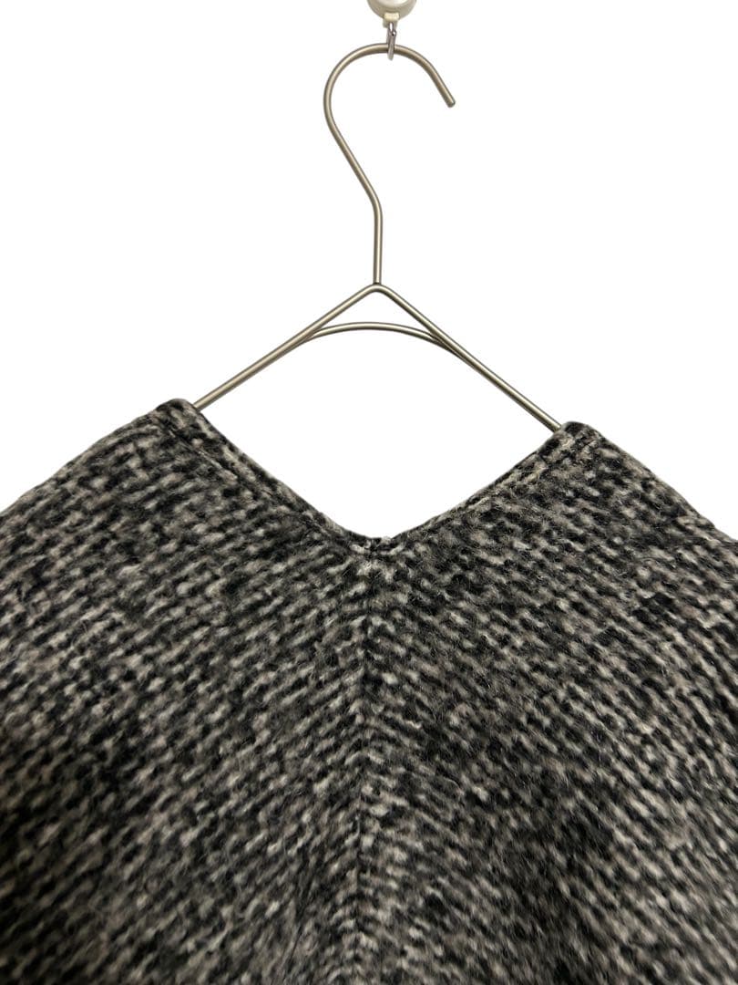 y*m様 ADAM ET ROPE ロングコート　モヘヤ混トップス　羽織　グレー