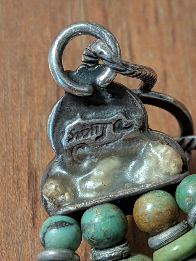 ホピ族DawnLucasインディアンジュエリーウォッチフェティッシュ