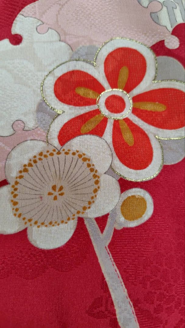 RK378アンティーク子供着物着丈147センチ裄丈63センチ綺麗美品正絹ジュニア