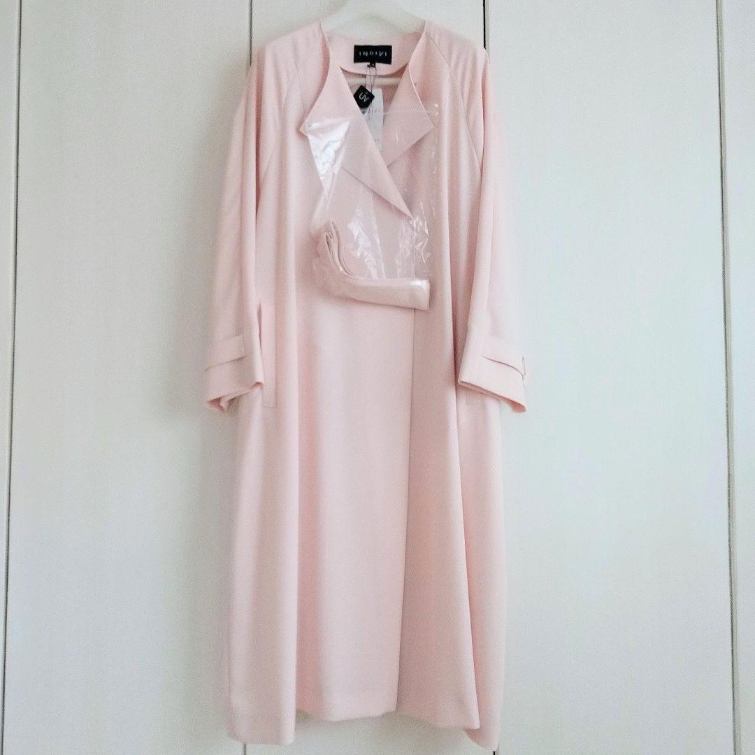 24AW／新品タグ付／INDIVI UVケア トレンチコート 大きいサイズ 15