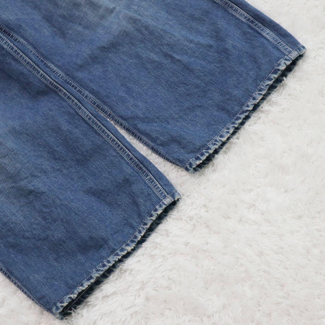 美品★ロンハーマンヴィンテージ デニムオーバーオール サロペット リネン混 XS