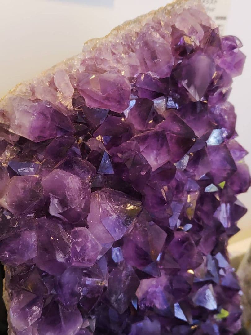 台座付き美結晶☆天然石アメジストクラスター原石パワーストーン鉱物4.2kg紫水晶