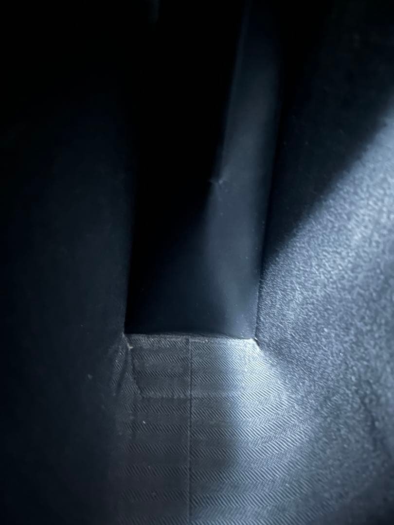 LOEWE　バックル　ホリゾンタル　トートバッグ　アナグラム　レザー　ブラック