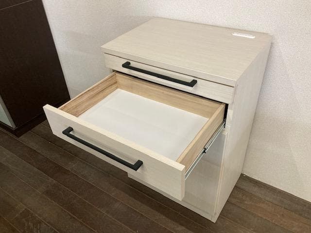 カウンター　キッチン　国産　レンジ台　収納　ホワイト　 セット　新品