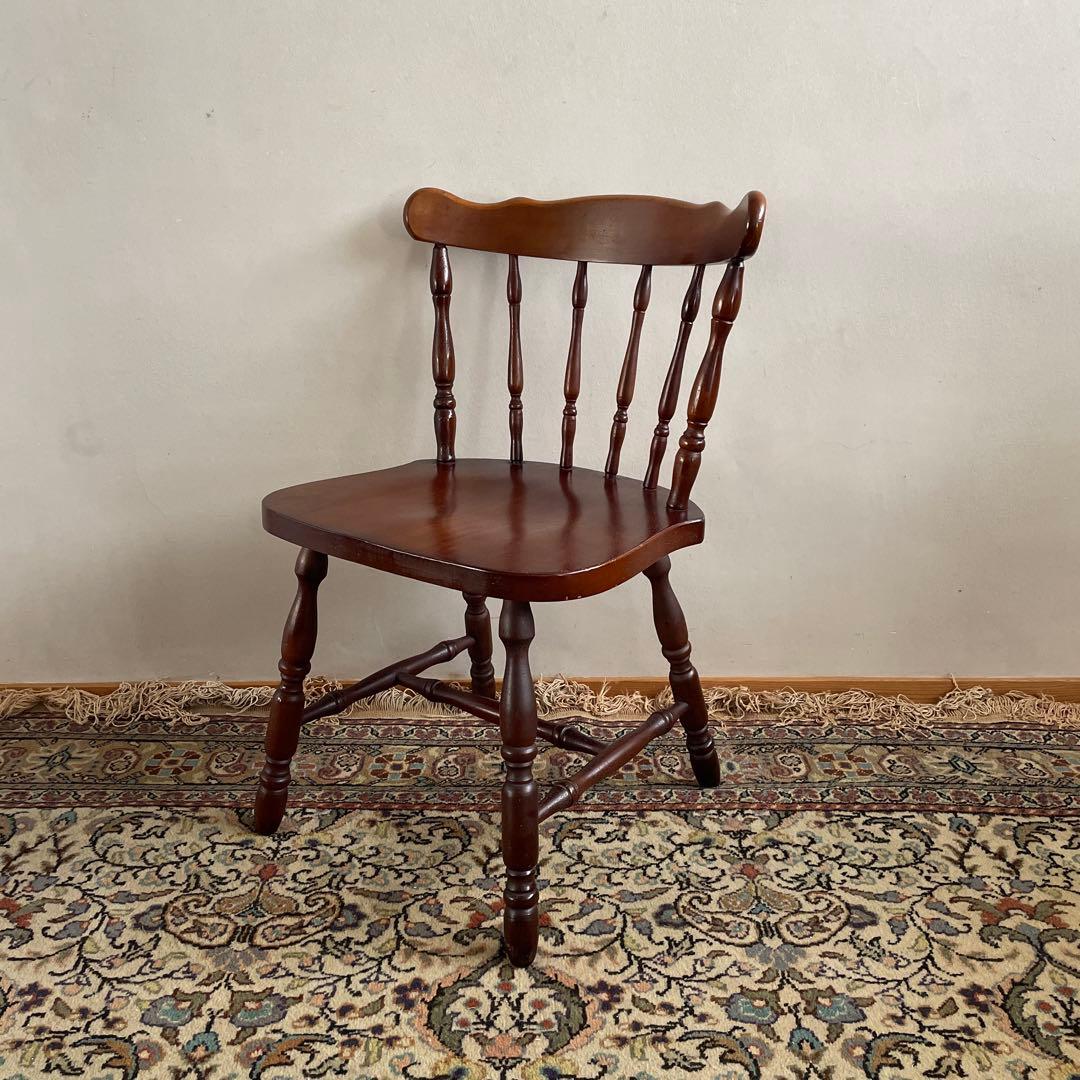 ③ミキモク　ウィンザーチェア　ダイニングチェア　レトロ　アンティーク