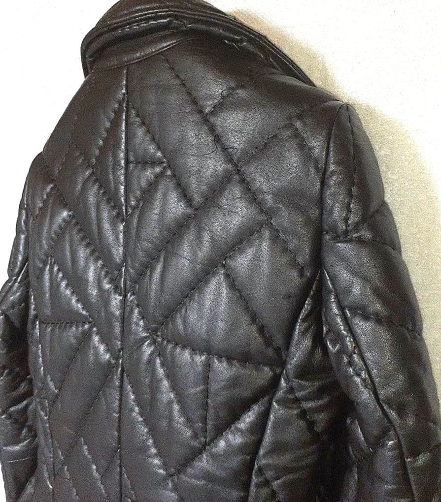 ジャンフランコフェレ、ヴィンテージシープスキンキルティングジャケットサイズ40