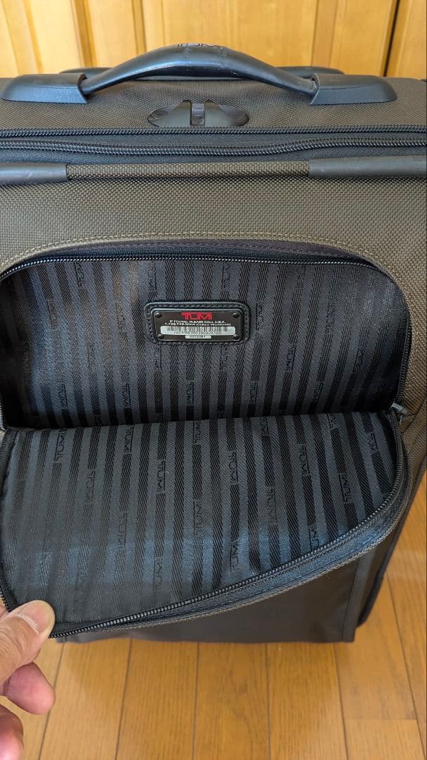 値下　TUMI スーツケース 22020B4ブラウン茶 ALPHA 機内持込可