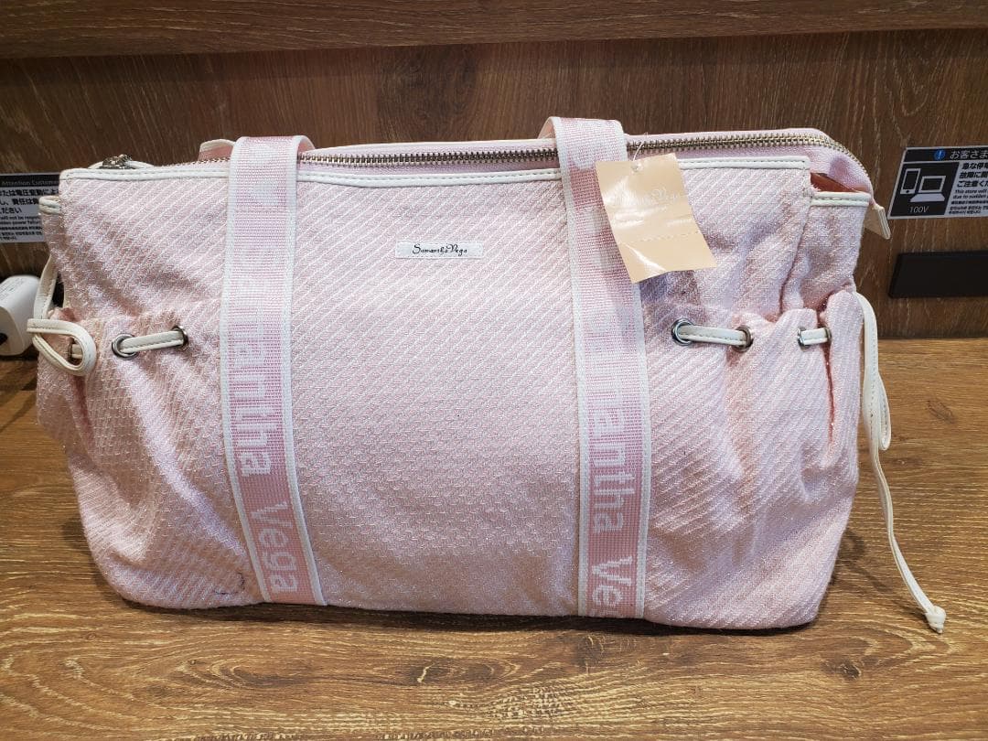 Samantha Vega ピンク ボストンバッグ