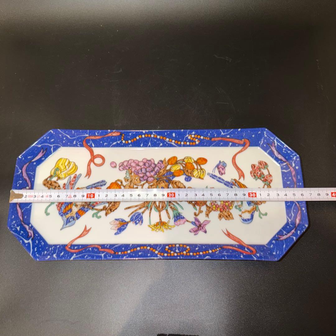 c*k様 エルメス　ピエールドリアン　果物と鳥のデザイン　アンティーク　皿　プレ