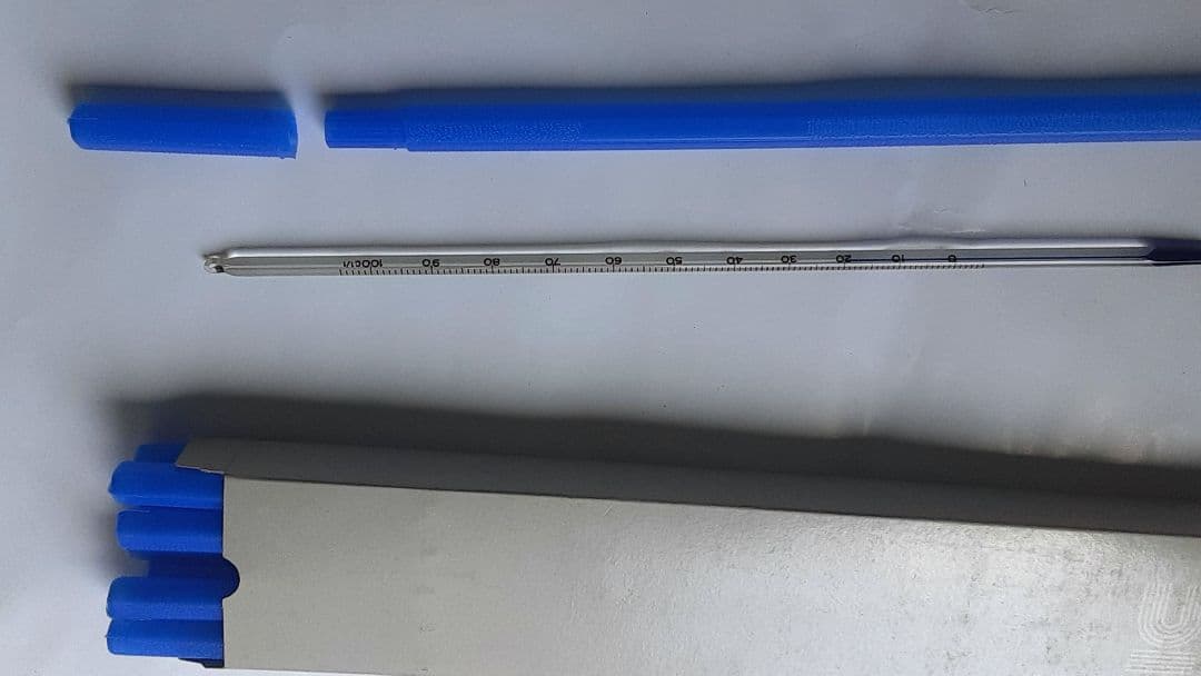 日本製棒温度計　１００℃　１００本