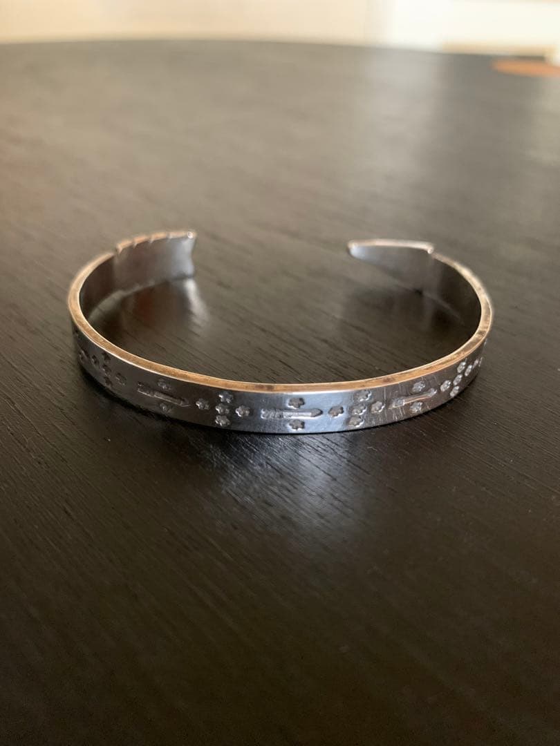 NAVAJO Bo Reeves アロー スター スタンプワーク バングル