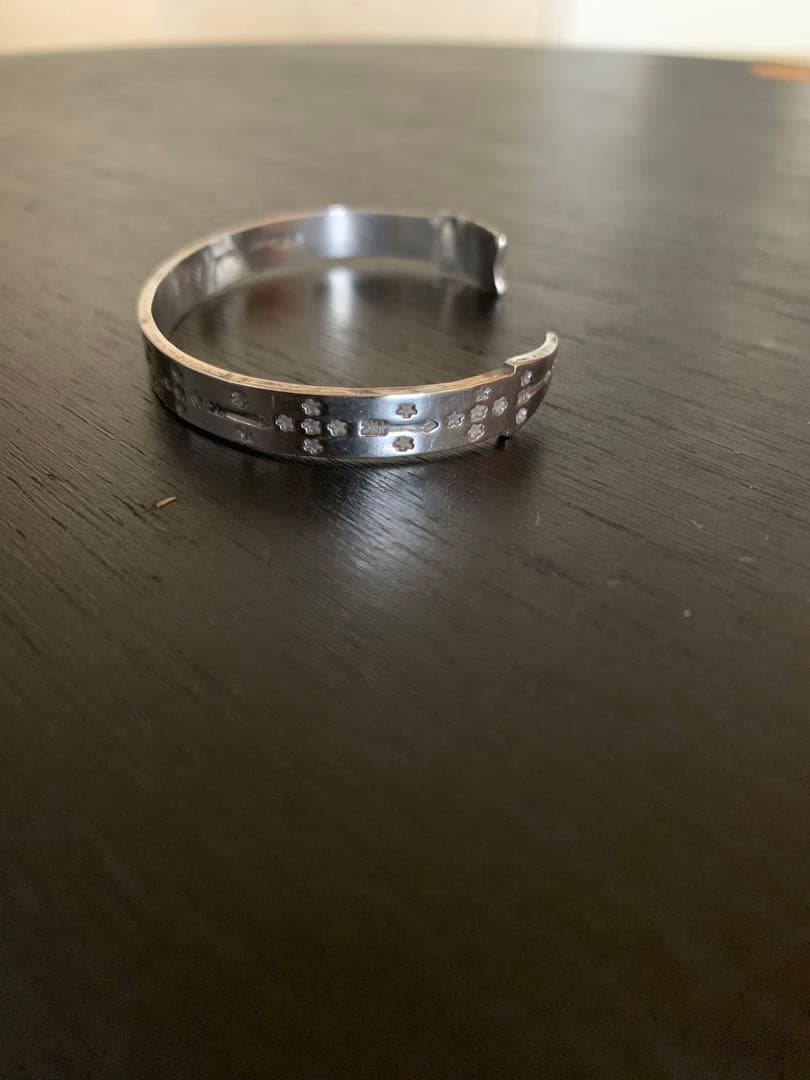 NAVAJO Bo Reeves アロー スター スタンプワーク バングル