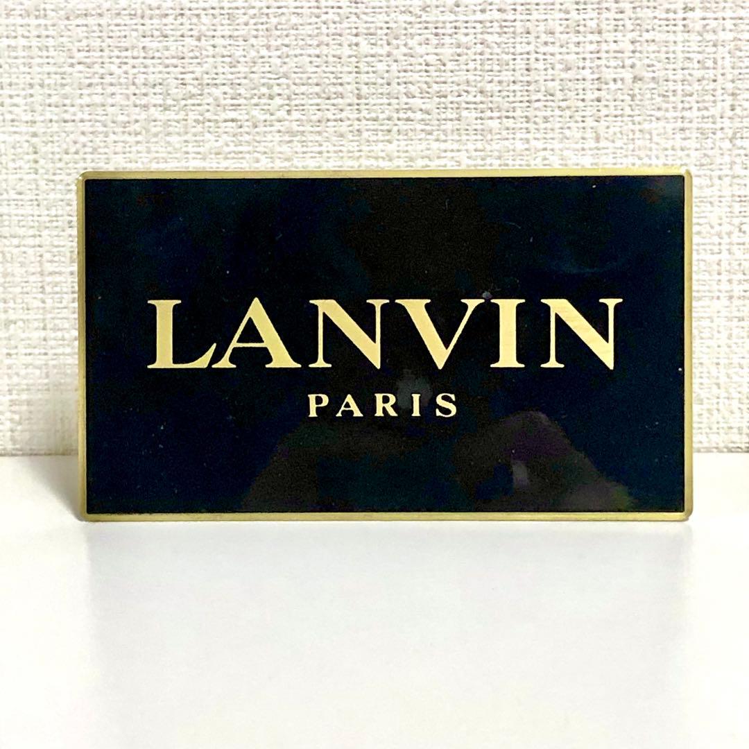 当時物　レトロ　ランバン　ヴィンテージ　スタンド　ディスプレイ　ロゴ　プレート