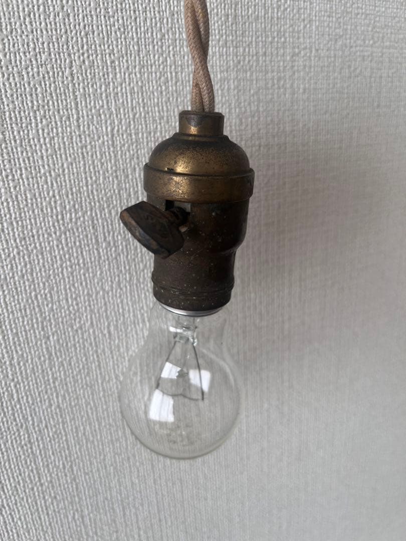 1920-40s P&S ロータリースイッチ ヴィンテージ 吊り下げ照明