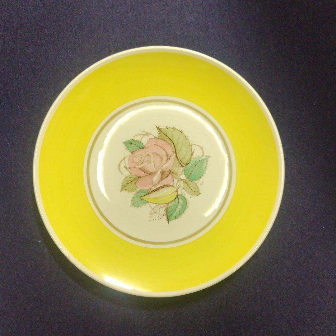 ほぼ未使用、スージークーパー「パトリシアローズ」直径20cmプレート、4枚セット