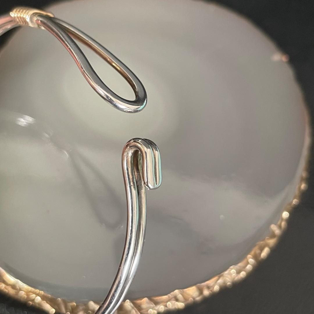 美品・希少✨Tiffany ヴィンテージ 925×14K バングルユニセックス