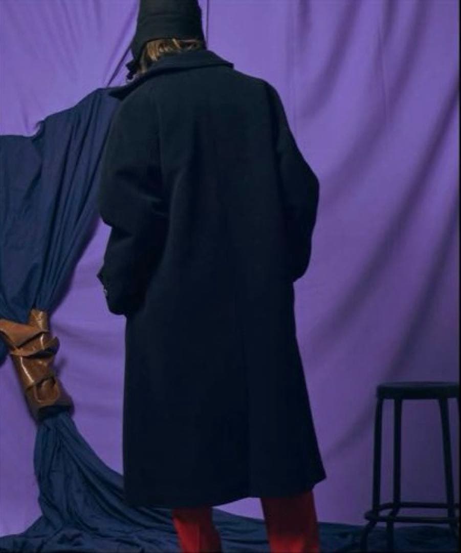 メゾンスペシャル インポートファブリックウールプライムオーバーステンカラーコート