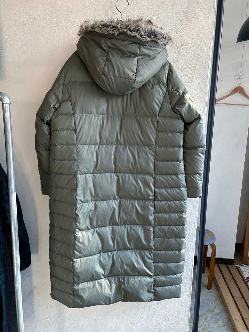 極美 Eddie Bauer ファー ロング丈 ダウンコート エディーバウアー