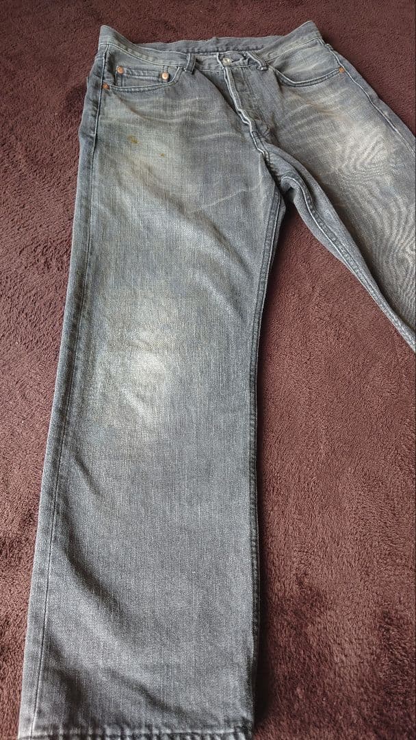 H.UNIT(エイチユニット）/BLACK DENIM USED加工/24AW