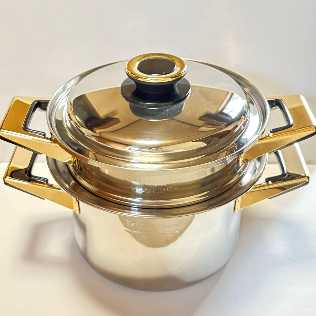 タッパーウェア　レインボークッカー　 両手鍋