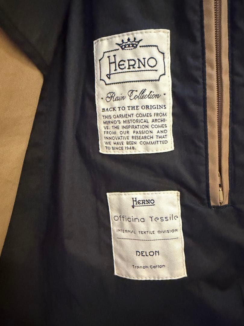 チャンプさま専用 HERNO ベージュ ステンカラーコート サイズ50