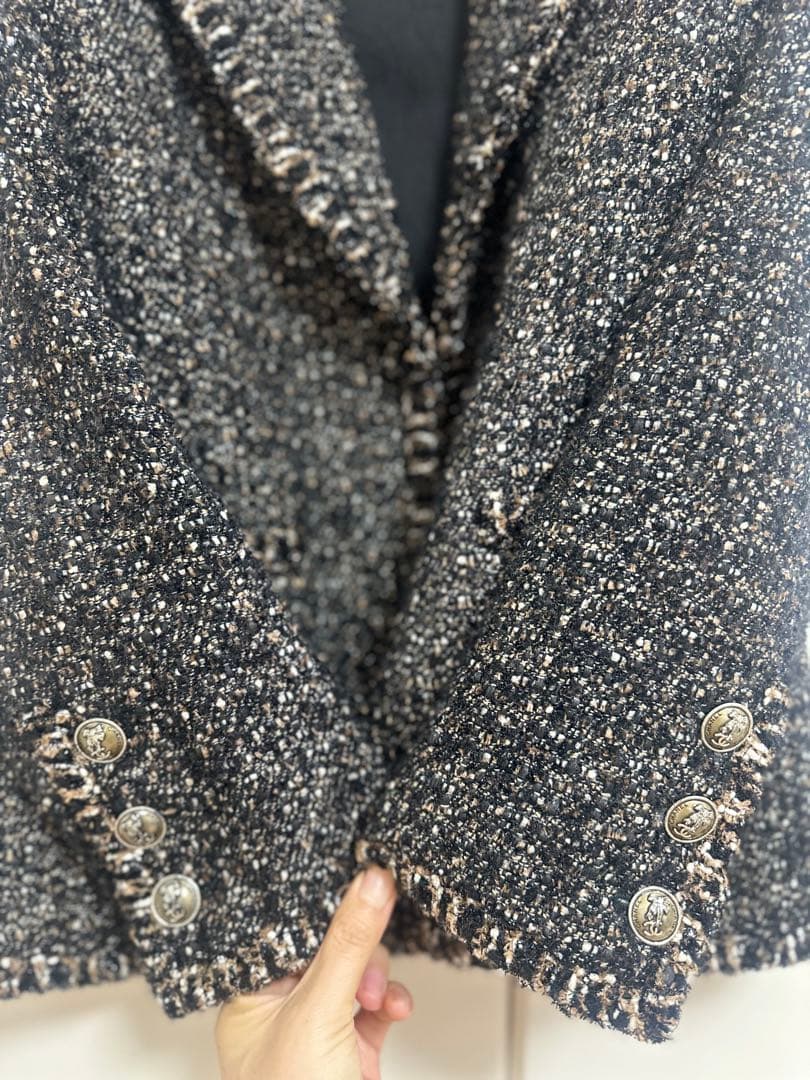 CHANEL シャネル　テーラード　ツイード40